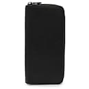 Louis Vuitton Monogram Shadow Leather Zippy Wallet Black