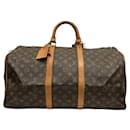 Louis Vuitton Keepall Monogram Boston Bag