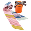 Écharpe en soie Ex-Libris d'Hermès