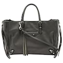 Dark grey Papier A6 leather 2way bag - Balenciaga