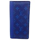 Louis Vuitton Taiga Rama Portefeuille Brazza Long Wallet