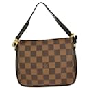 Louis Vuitton Trousse Make Up Bag Damier Canvas