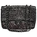 Chanel jumbo sequined moonlight on water flap