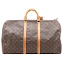 Louis Vuitton Monogram Keepall 55 Boston Bag