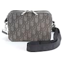 Christian Dior Oblique Leather Messenger Shoulder Bag