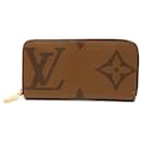 Louis Vuitton Brown Monogram Giant Reverse Zippy Long Wallet