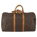 Louis Vuitton Keepall Bag Monogram Canvas 50