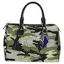 Christian Dior Polochon Satchel Limited Edition Anselm Reyle Camouflage Canvas Medium