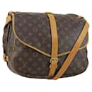 Louis Vuitton Saumur Handbag Monogram Canvas 35