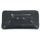 Balenciaga Leather City Classic Continental Wallet