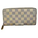 Louis Vuitton Zippy Wallet Damier Azur Long Wallet