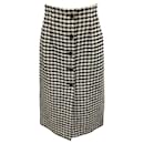 Pardington Collective Black / White Check Jackie Pencil Skirt - Autre Marque
