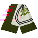 Hermès White Brides de Gala Silk Scarf