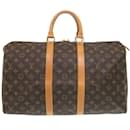 Louis Vuitton Keepall 45 Monogram Boston Bag