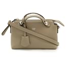 Fendi By The Way Mini Handbag in Greige Leather
