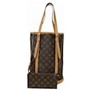 Louis Vuitton Bucket GM Monogram 2way Shoulder Tote Bag