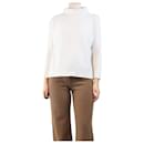 Cream Rhea horizontal jumper - size S - Autre Marque