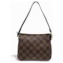 NEW LOUIS VUITTON COSMETIC POUCH N51982 EBENE CHECK CANVAS - Louis Vuitton