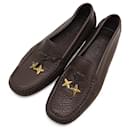 NEW LOUIS VUITTON LOAFERS 36.5 IN GRAINED LEATHER - Louis Vuitton