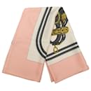 Hermès White Brides de Gala Silk Scarf 90