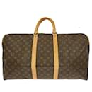 Louis Vuitton Keepall Bandouliere Bag Monogram Canvas 55