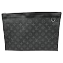 Louis Vuitton Discovery Pochette Monogram Eclipse Canvas GM