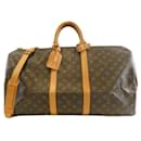 Louis Vuitton Keepall Bandouliere Monogram Boston Bag