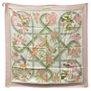 Écharpe en soie Hermès Carre90 Caraibes