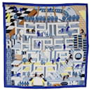 Carré45 Hermès Détail Club Équestre Écharpe en Soie