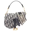 Dior Mini Saddle Bag Oblique Jacquard Canvas Leather