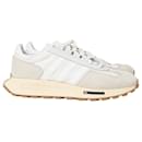 Adidas Originals Retropy E5 Sneakers in White Nylon and Suede - Autre Marque