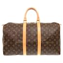 Louis Vuitton Keepall 45 Monogram Boston Bag