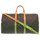 Louis Vuitton Keepall Bandouliere 60 Monogram Boston Bag