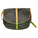 Louis Vuitton Saumur Handbag Monogram Canvas 35