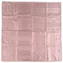 Louis Vuitton Pink Silk Scarf