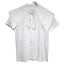 Patou EMBROIDERED COLLAR TEE SHIRT Cotton T-shirt - Autre Marque