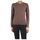 Brown v-neck sweater - size XS - Autre Marque