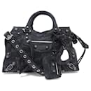 NEW BALENCIAGA NEO CAGOLE CITY BB MONOGRAM DENIM SHOULDER BAG - Balenciaga