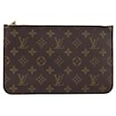 Pochette Neverfull em canvas Monogram Louis Vuitton Médio