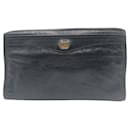 Gucci Leather Interlocking Clutch Bag