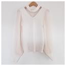 And Couture Diamond Tulle Knit Pullover - Autre Marque
