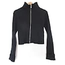 And Couture Rib Zipper Cardigan - Autre Marque