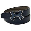 Hermes Men's H Leather Belt - Hermès
