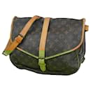 Louis Vuitton Saumur Handbag Monogram Canvas 35