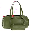 LOUIS VUITTON Epi Soufflot Hand Bag Red M52227 LV Auth 143466V - Louis Vuitton