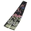 LOUIS VUITTON Bando Flower Scarf Silk Black MP1905 LV Auth am9451 - Louis Vuitton