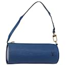 LOUIS VUITTON Epi Soufflot Pouch Blue LV Auth ep11230 - Louis Vuitton