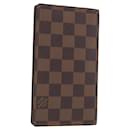 LOUIS VUITTON Damier Ebene Agenda Poche Note Cover R20703 LV Auth 148675 - Louis Vuitton