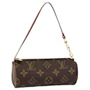 LOUIS VUITTON Monogram Papillon Pouch LV Auth 153574 - Louis Vuitton