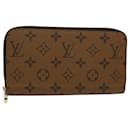 LOUIS VUITTON Monogram Reverse Zippy Wallet Long Wallet M82444 LV Auth 60083SM - Louis Vuitton